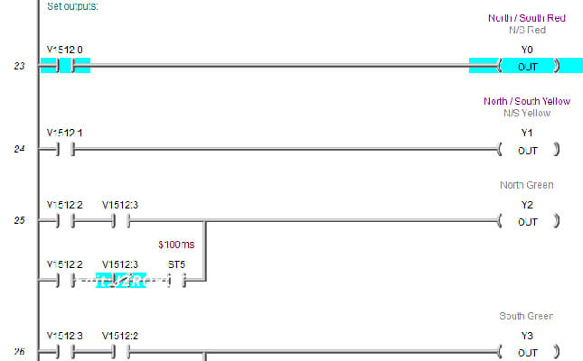 PLC梯形圖 PLC梯形圖